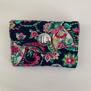 Vera Bradley turnlock wallet